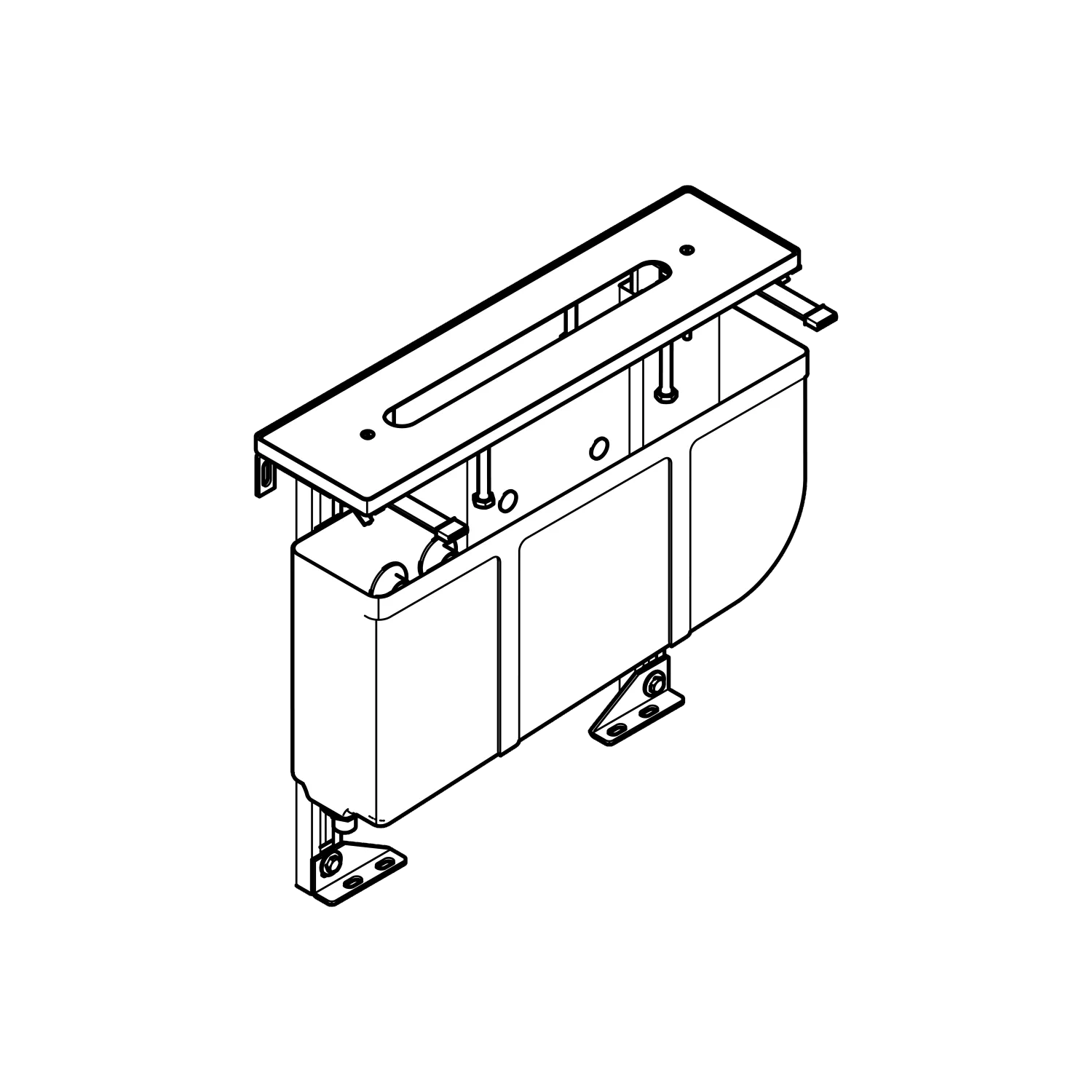 Dornbracht Perfecto Montagesystem - höhenjustierbar, Anschluss ½" Dornbracht Perfecto Montagesystem - höhenjustierbar, Anschluss ½"