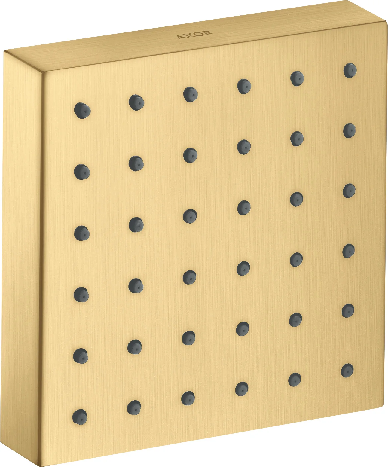 Hansgrohe AXOR ShowerSolutions Brausemodul 120/120 Unterputz eckig, Brushed Gold Optic