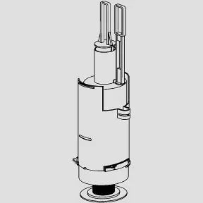 SANIT Ablaufarmatur Spülkasten 928/2V