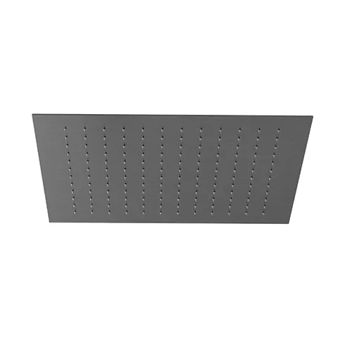 Kludi-ASANA Kopfbrause 440 x 440 mm, Sommerregen, Brushed Gunmetal PVD, für Deckeneinbau Kludi-ASANA Kopfbrause 440 x 440 mm, Sommerregen, Brushed Gunmetal PVD, für Deckeneinbau
