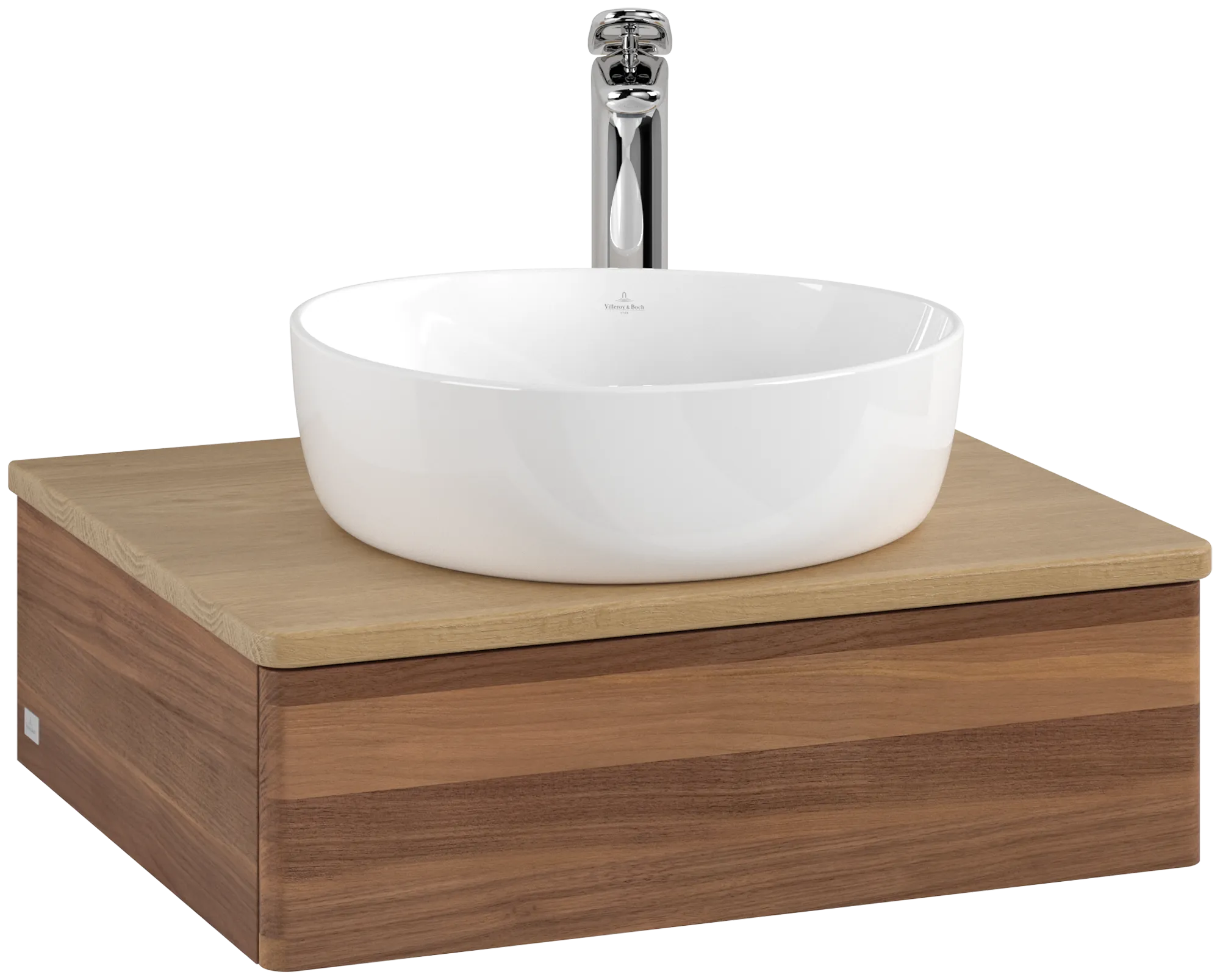 Villeroy & Boch Antao Waschbeckenunterschrank K07_5, 600x190x500mm, Warm Walnut / Honey Oak