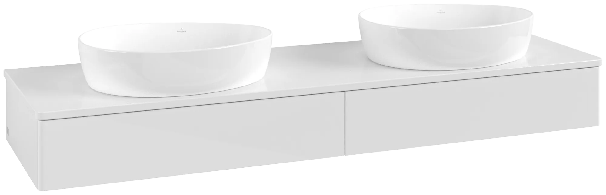 Villeroy & Boch Antao Waschbeckenunterschrank L17_1 1600x190x500mm Glossy White