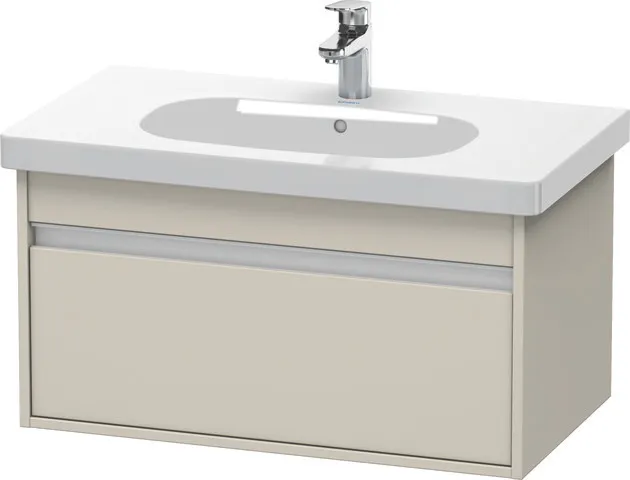 Duravit Waschtischunterschrank wandhängend „Ketho“ 80 × 41 × 45,5 cm Taupe Matt