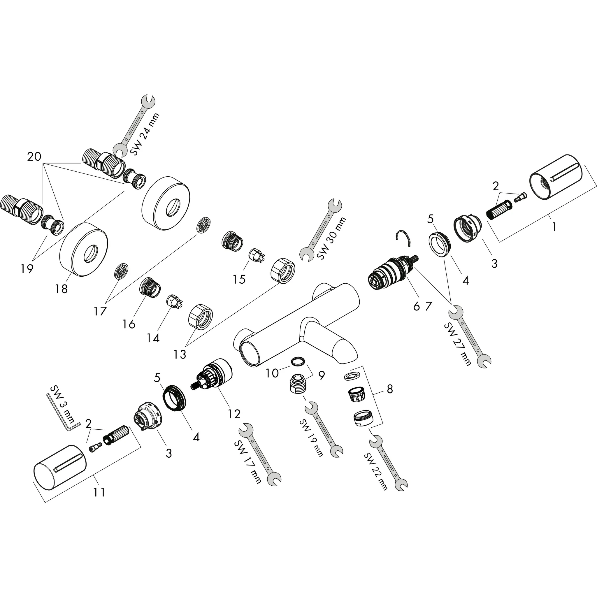 Ecostat Element Wannenthermostat Aufputz Chrom Ecostat Element Wannenthermostat Aufputz Chrom