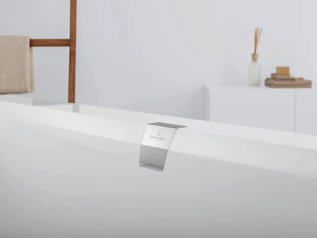 Villeroy & Boch Badewanne „Squaro Edge 12“ inkl. Schürze freistehend rechteck 180 × 80 cm, Mittelablauf in Stone White / Colour On Demand Villeroy & Boch Badewanne „Squaro Edge 12“ inkl. Schürze freistehend rechteck 180 × 80 cm, Mittelablauf in Stone White / Colour On Demand