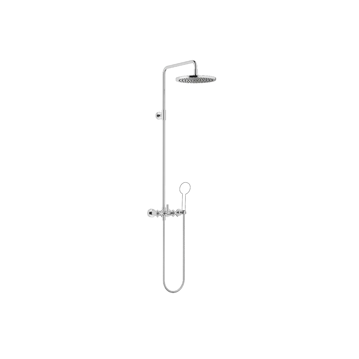 Dornbracht Tara Shower Pipe ohne Handbrause 300 mm - Chrom Dornbracht Tara Shower Pipe ohne Handbrause 300 mm - Chrom