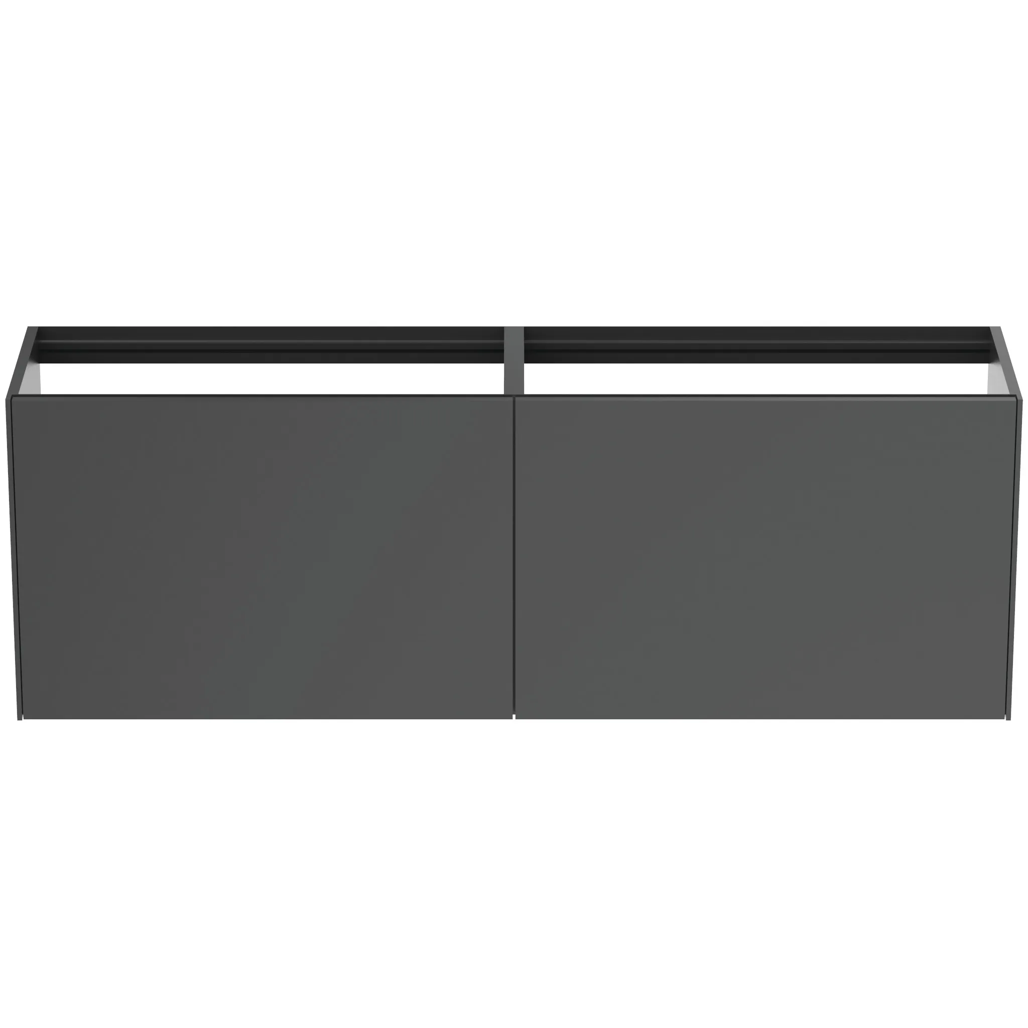 Ideal Standard Waschtischunterschrank „Conca“ 158,5 × 54 × 37,3 cm Anthrazit matt lackiert Ideal Standard Waschtischunterschrank „Conca“ 158,5 × 54 × 37,3 cm Anthrazit matt lackiert
