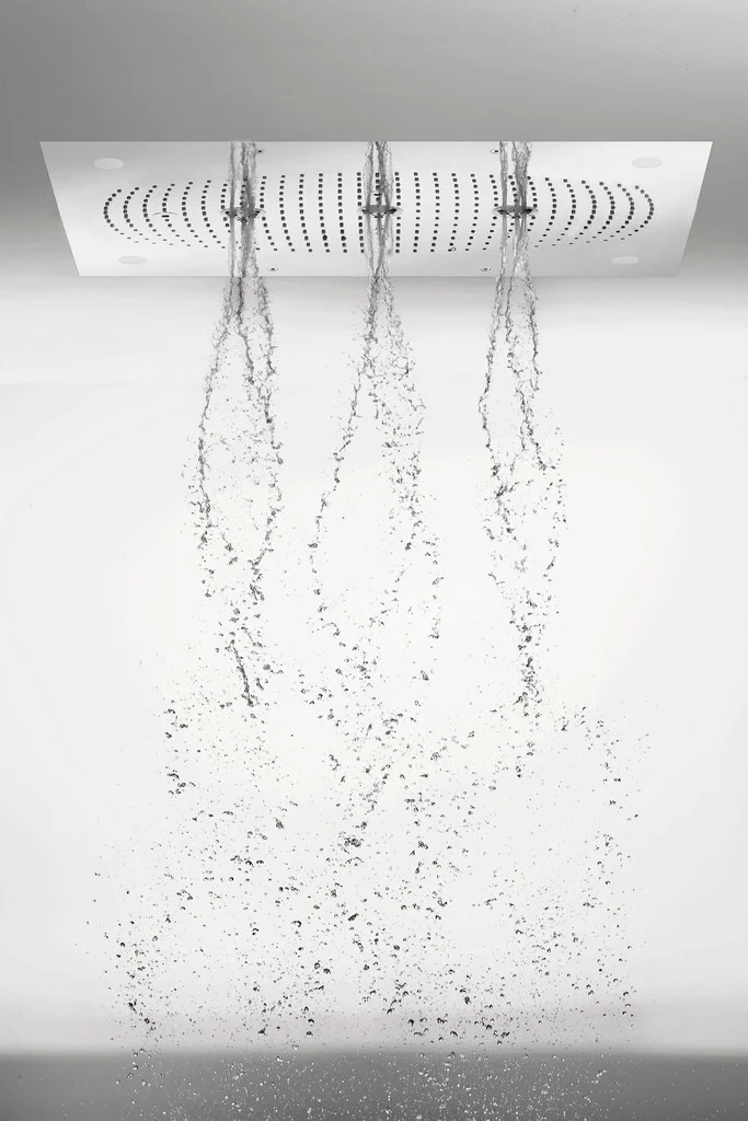 Hansgrohe Raindance Rainmaker Kopfbrause rechteckig chrom mit Licht, 680 x 460 mm, 3 Strahlzonen, DN20
