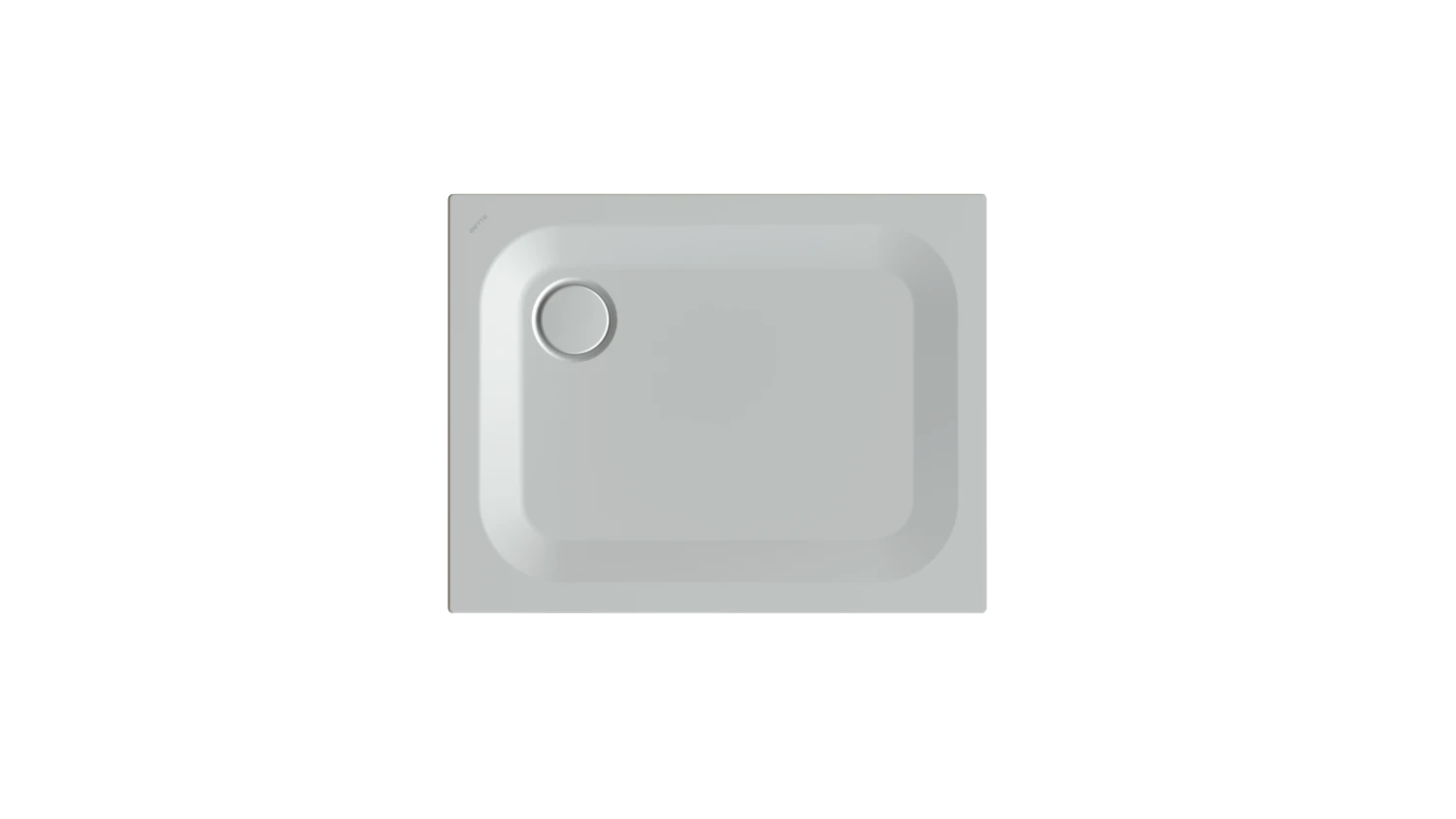 Bette rechteck Duschwanne „BetteUltra“ 900 × 700 mm ohne Oberflächenbeschichtung, mit BetteGlasur Plus, ohne Wannenträger, in Manhattan
