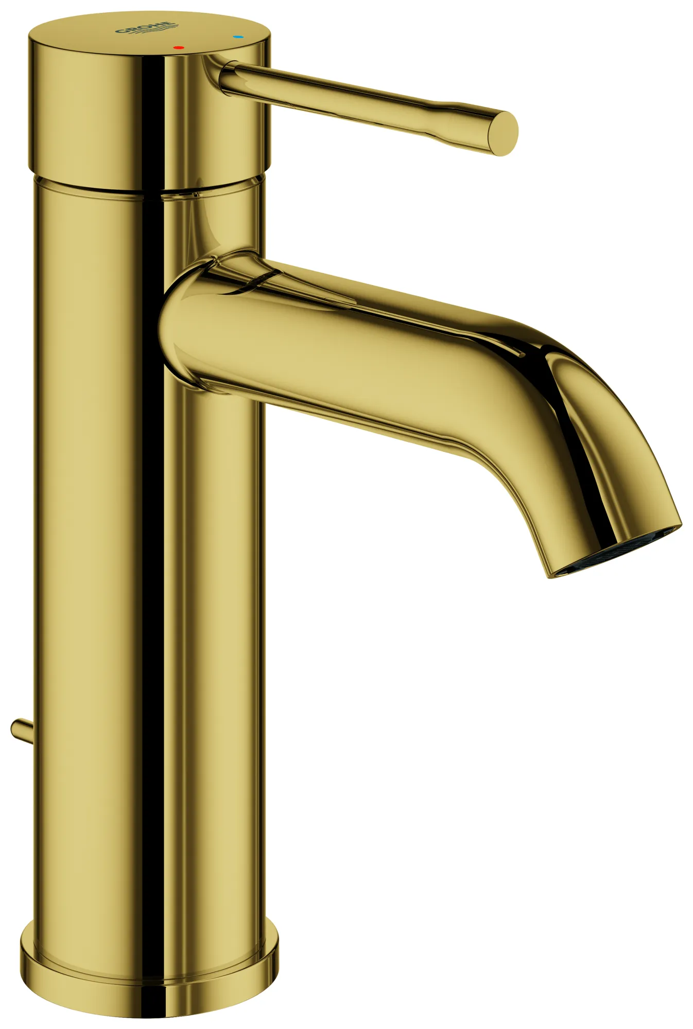 Einhand-Waschtischbatterie Essence 24171_1, S-Size, Einlochmontage, Zugstangen-Ablaufgarnitur, Professional Edition, chrom Einhand-Waschtischbatterie Essence 24171_1, S-Size, Einlochmontage, Zugstangen-Ablaufgarnitur, Professional Edition, chrom
