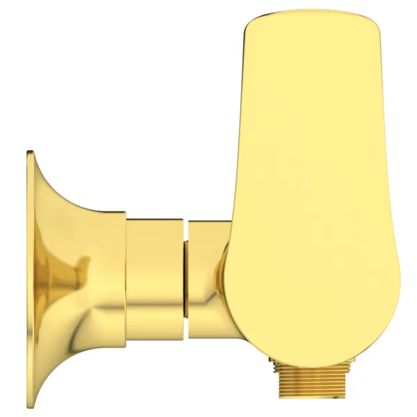 Ideal Standard Brausearmatur Aufputz La Dolce Vita Brushed Gold, 304x101x105 mm, 12 l/min Durchfluss