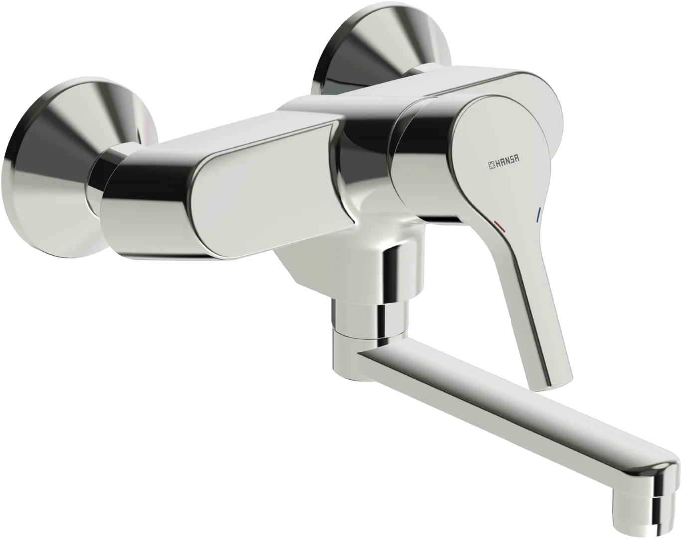 HA Einhebelmischer Waschtisch- und Küchenarmatur HANSAPALENO 5638 Ausladung 242 mm DN15 Chrom