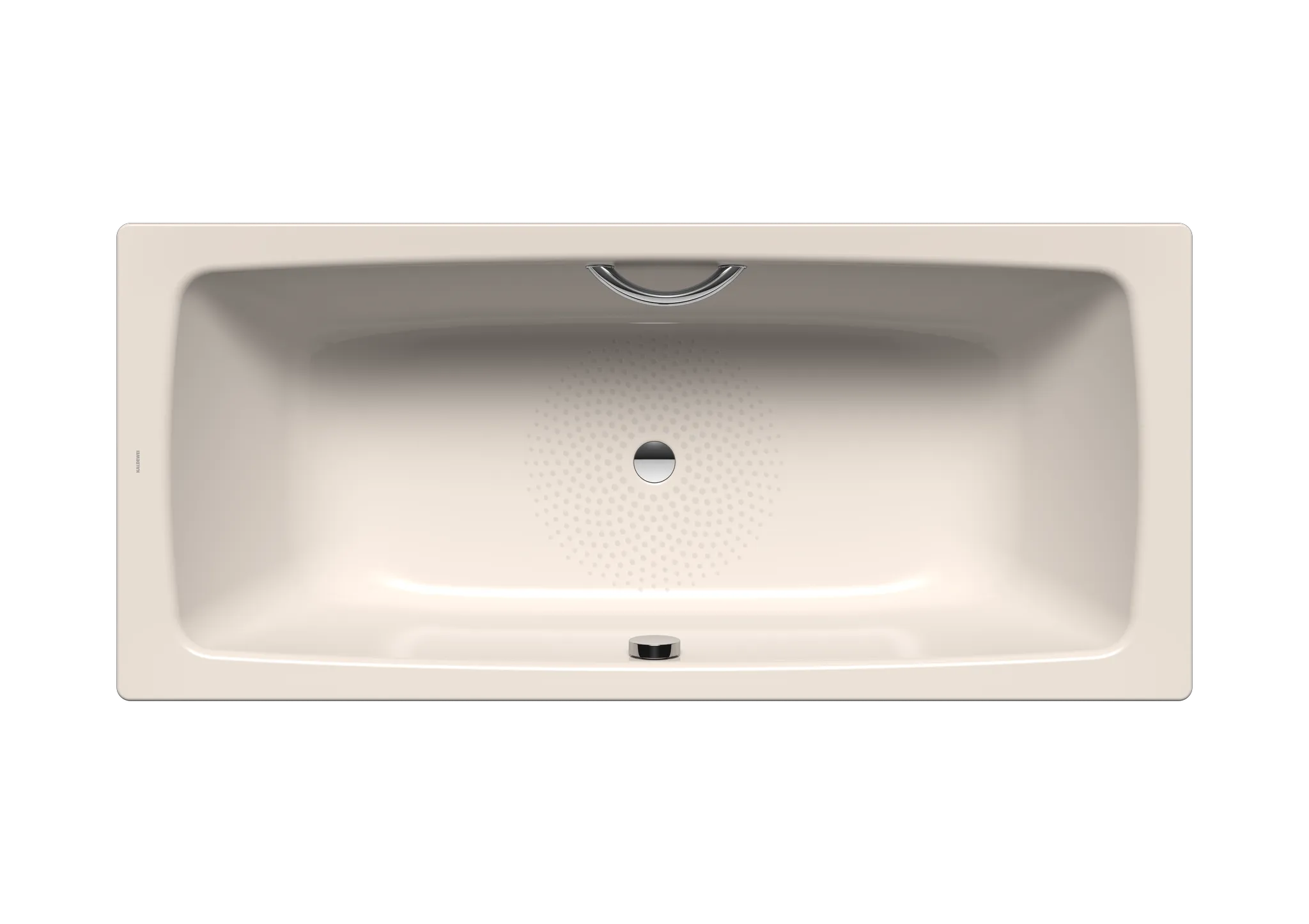 Kaldewei Badewanne „Cayono Duo“ rechteck 180 × 80 cm, mit Grifflochbohrungen in pergamon
