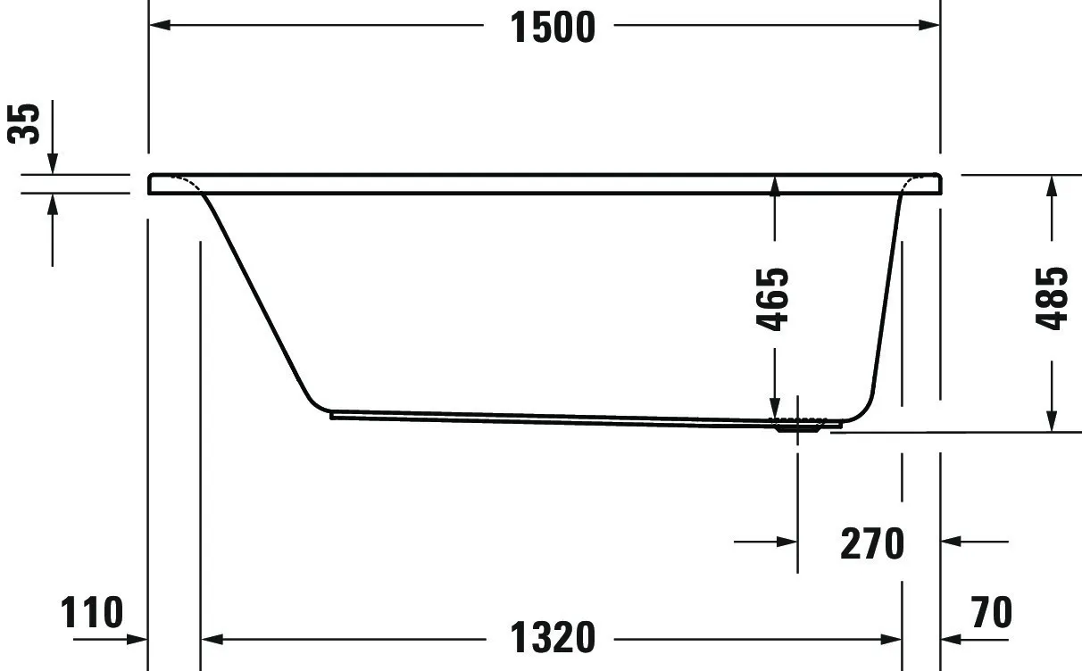 Duravit Whirlwanne „D-Neo“ rechteck 1500 × 750 mm, Fußablauf mit Jet Project, in Weiß Duravit Whirlwanne „D-Neo“ rechteck 1500 × 750 mm, Fußablauf mit Jet Project, in Weiß