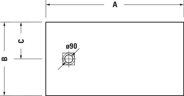 Duravit rechteck Duschwanne „Sustano“ 150 × 80 cm in Cream Matt Duravit rechteck Duschwanne „Sustano“ 150 × 80 cm in Cream Matt