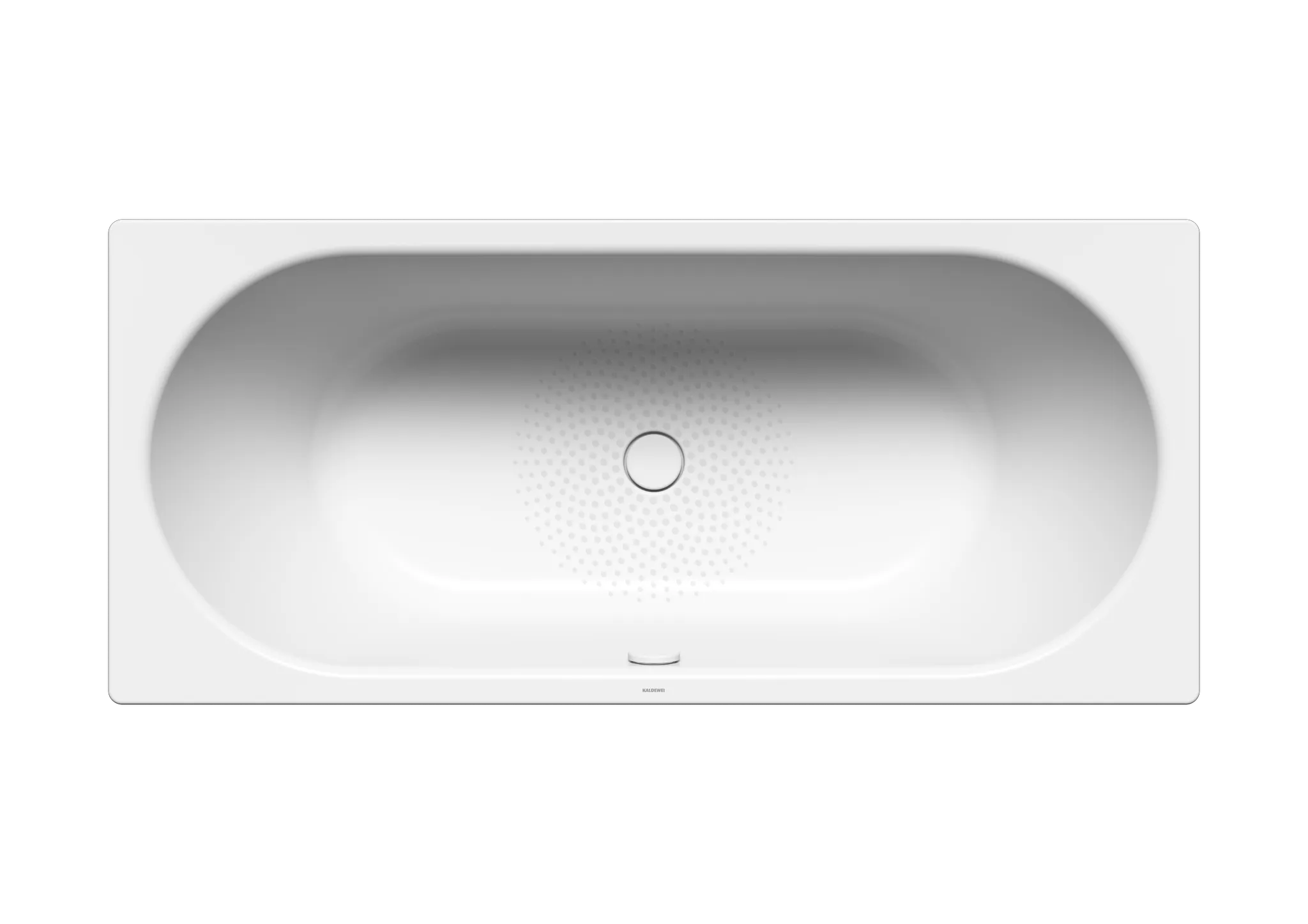 Kaldewei Badewanne „Centro Duo“ rechteck 170 × 75 cm mit Überlaufbohrung, in alpinweiß