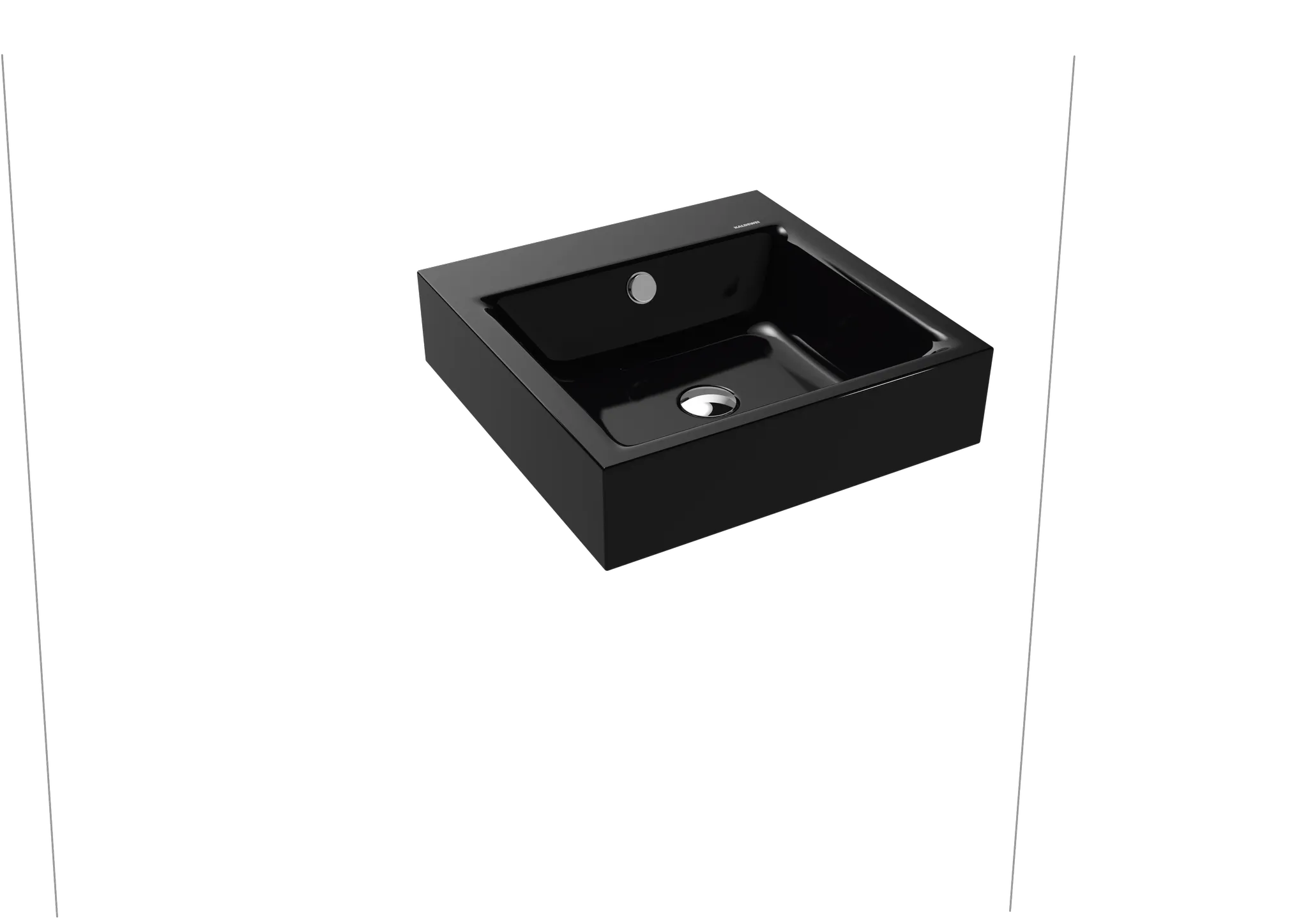 Kaldewei Puro Wandwaschtisch 3163 460x460mm schwarz Perl-Effekt Kaldewei Puro Wandwaschtisch 3163 460x460mm schwarz Perl-Effekt