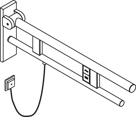 HEWI Stützklappgriff „System 900“