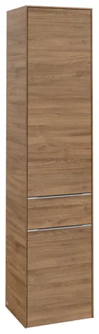 Villeroy & Boch Hochschrank mit Schublade „Subway 3.0“ 40 × 171 × 36,2 × 36,2 cm 2 Türen, 1 Auszug, 1 × fixer Fachboden, Anschlag: links, 3 × Glasfachboden, 2 Türen, Anschlag links
