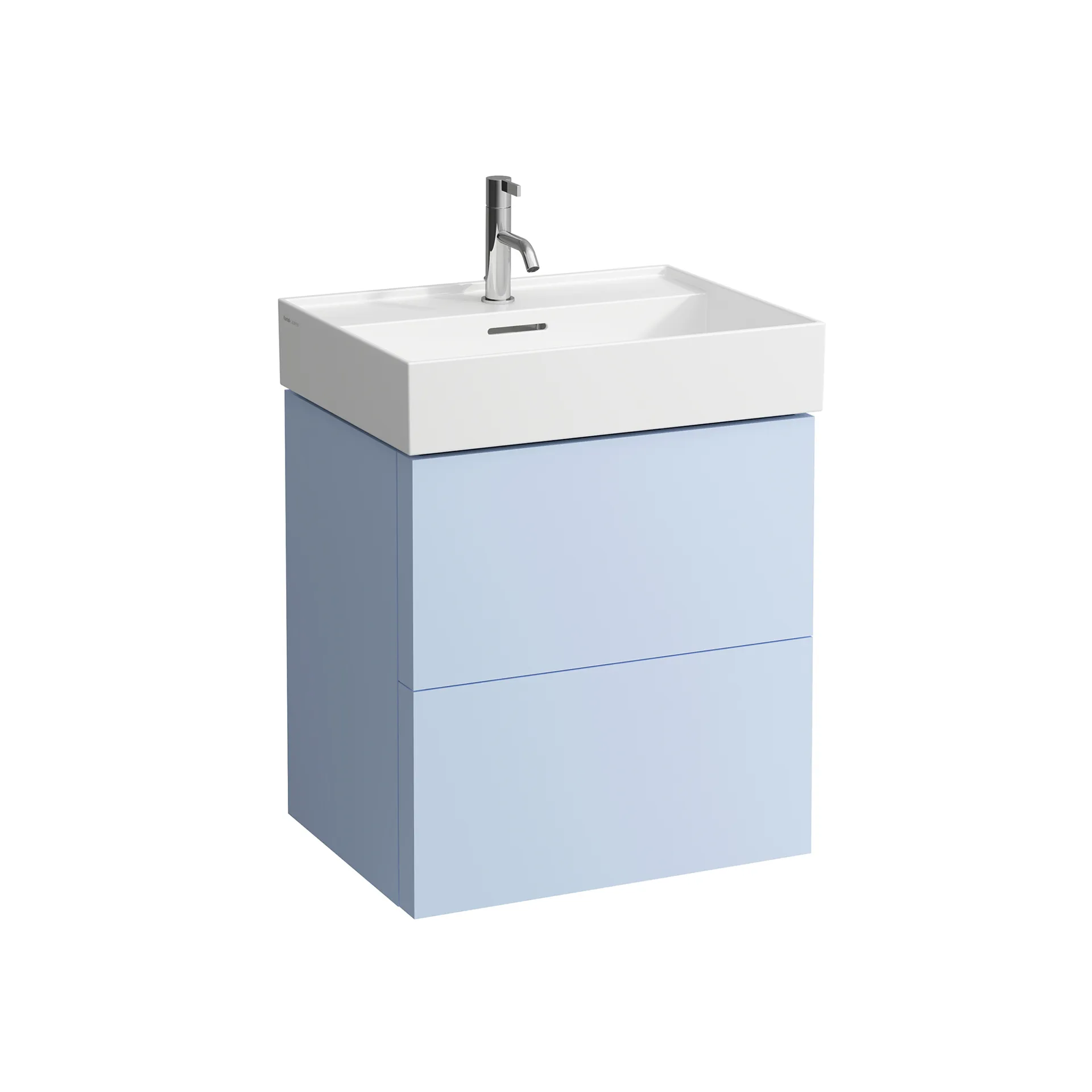 Laufen Waschtischunterbau „Kartell“ 450 × 600 × 580 mm Graublau Laufen Waschtischunterbau „Kartell“ 450 × 600 × 580 mm Graublau