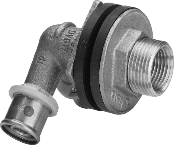 Viega „Sanfix P“ Doppelwanddurchführung 16 mm × 1/2″ × 35 mm Viega „Sanfix P“ Doppelwanddurchführung 16 mm × 1/2″ × 35 mm