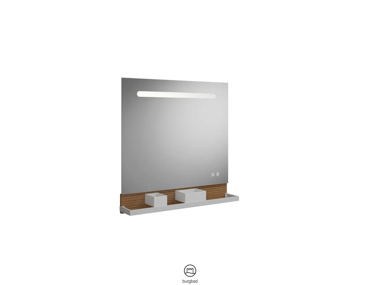 burgbad Spiegel „Fiumo“ 800 × 817 mm
