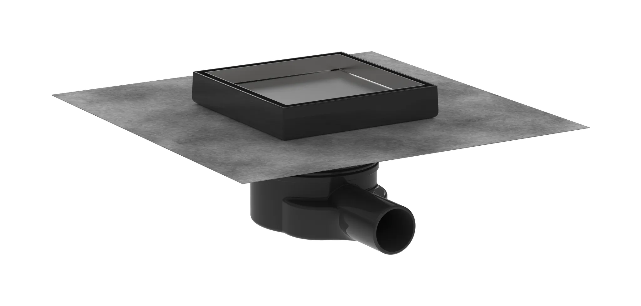 Hansgrohe RainDrain Point Komplettset Punktablauf 150x150mm befliesbar Edelstahl gebürstet Hansgrohe RainDrain Point Komplettset Punktablauf 150x150mm befliesbar Edelstahl gebürstet