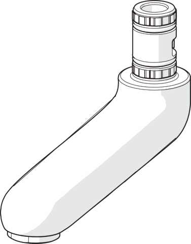 HA Auslauf HANSA 0268 L=86 Ausladung 86 mm Chrom