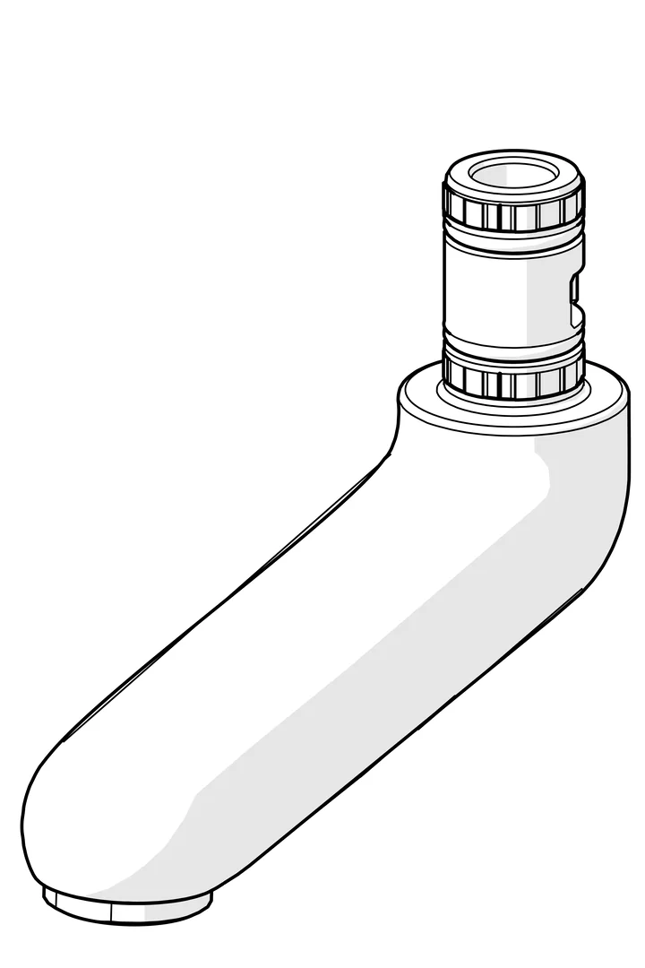 Hansa Auslauf Hansa 0268 L=86 Ausladung 86 mm Chrom Hansa Auslauf Hansa 0268 L=86 Ausladung 86 mm Chrom