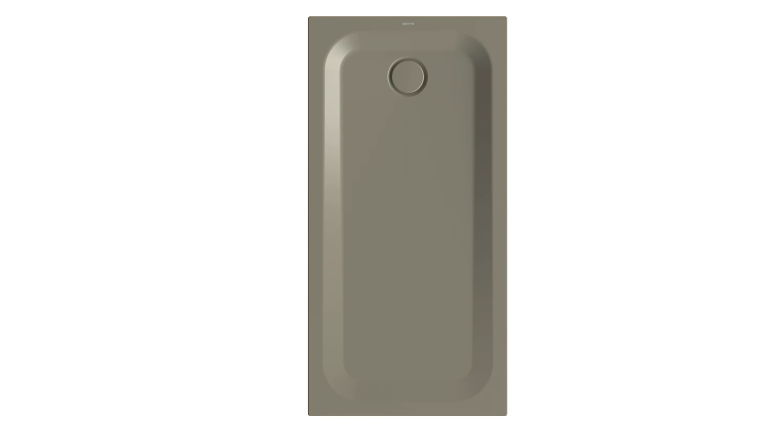 Bette rechteck Duschwanne „BetteUltra“ 1400 × 700 mm ohne Oberflächenbeschichtung, mit BetteGlasur Plus, ohne Wannenträger, in Graphite
