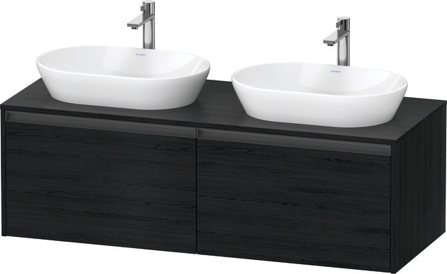 Duravit Waschtischunterschrank wandhängend „Ketho.2“ 140 × 45,9 × 55 cm