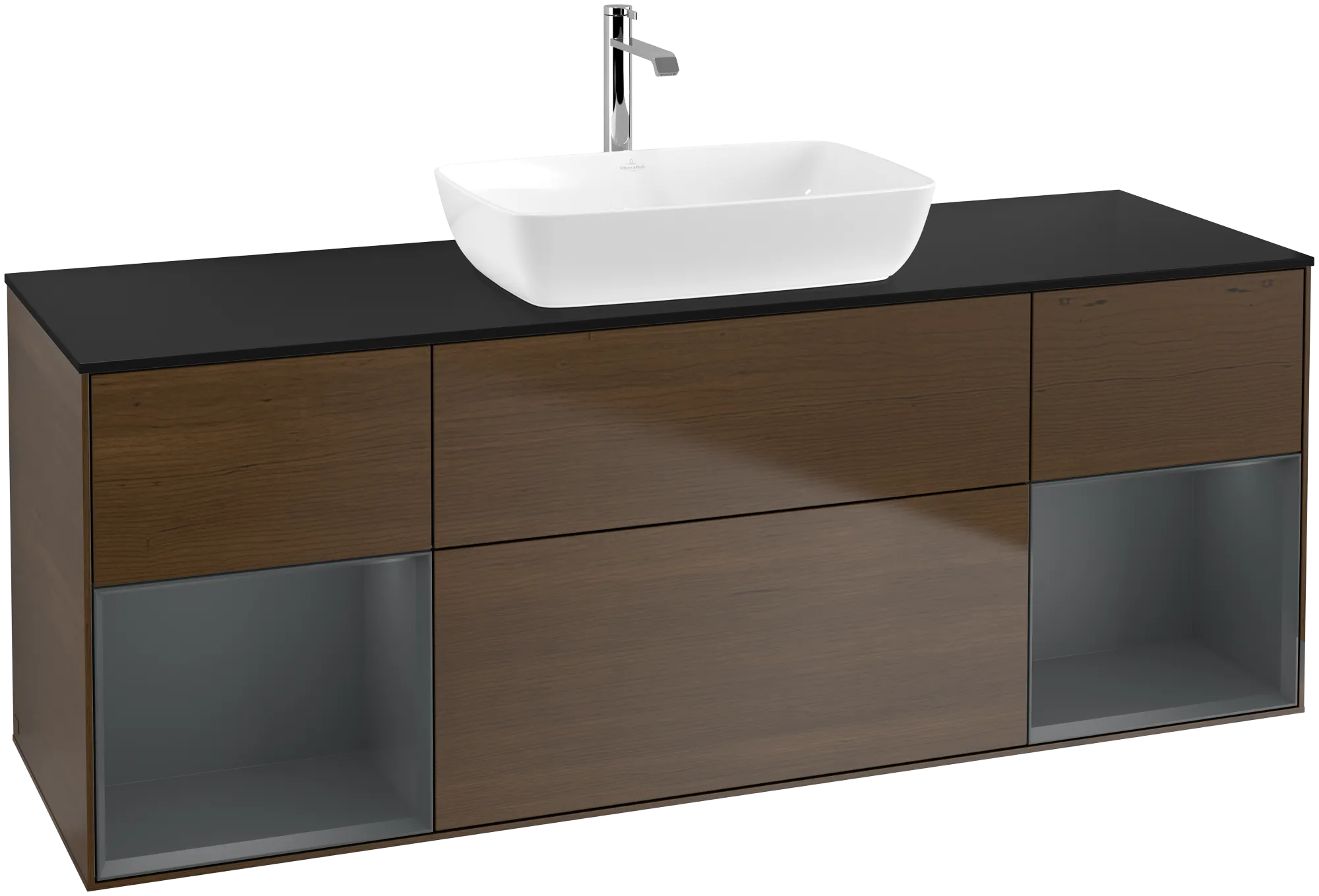 Villeroy & Boch Waschbeckenunterschrank Finion F86, 1600 x 603 x 501 mm, mit Beleuchtung