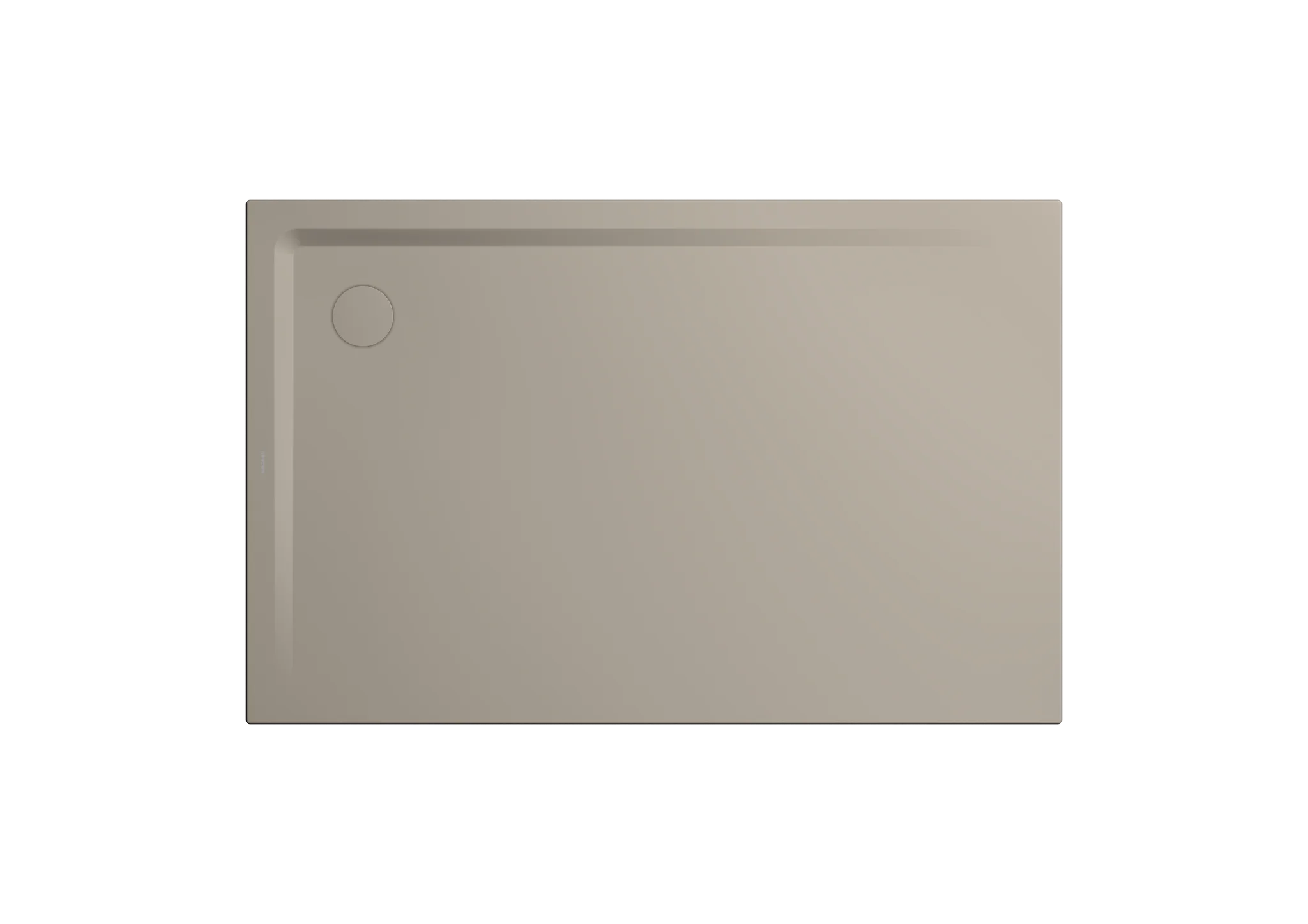 Kaldewei SUPERPLAN Duschfläche mit Wannenträger extraflach, 750x1000 mm, warm grey 30, Invisible Grip, 25 mm tief, Eckablauf Kaldewei SUPERPLAN Duschfläche mit Wannenträger extraflach, 750x1000 mm, warm grey 30, Invisible Grip, 25 mm tief, Eckablauf