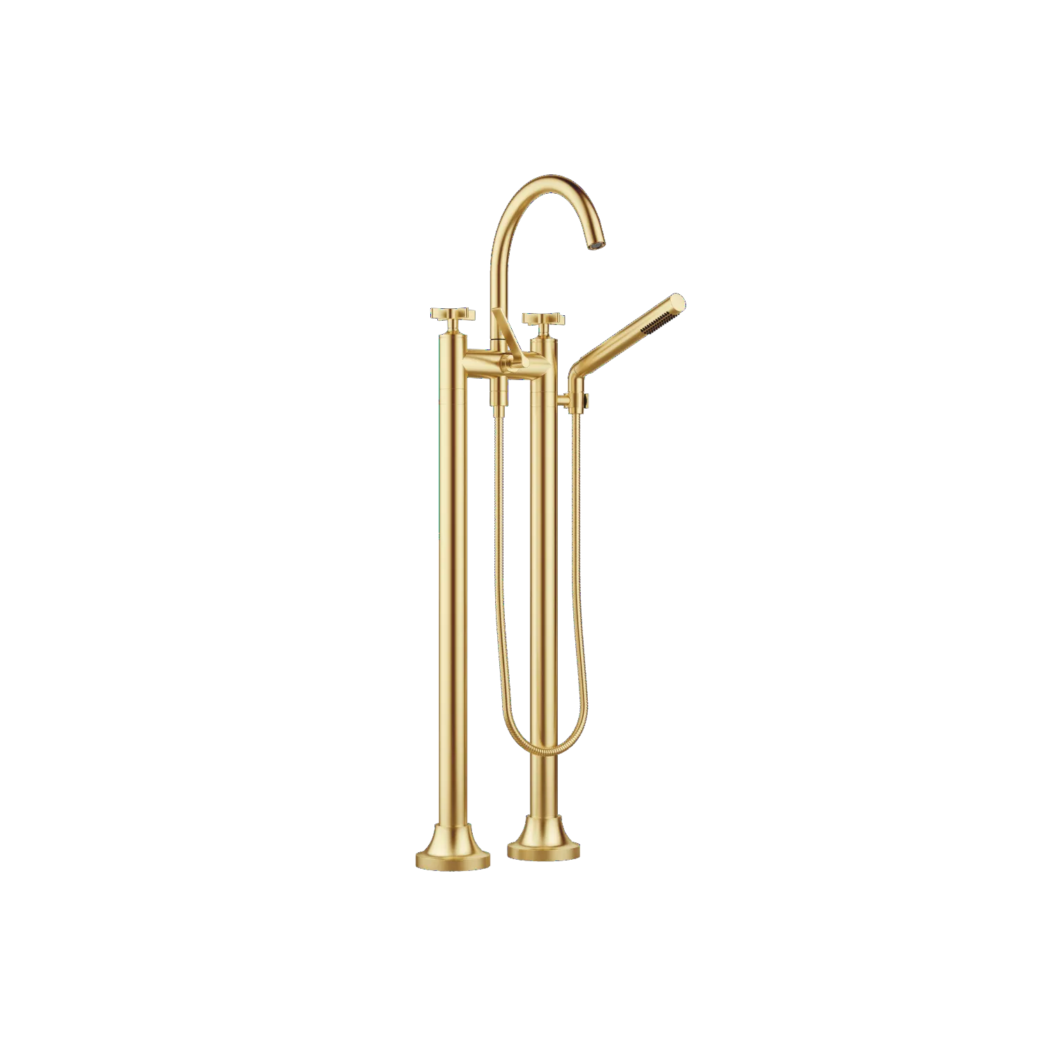 Wannen-Zweilochbatterie für freistehende Montage mit Handbrausegarnitur VAIA Chrom 25943809 Wannen-Zweilochbatterie für freistehende Montage mit Handbrausegarnitur VAIA Chrom 25943809