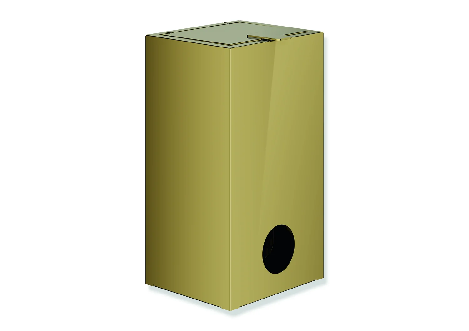 HEWI Hygienekombination System 900, Edelstahl PVD gold glänzend, 160 x 290 x 140 mm, 6 Liter Fassungsvermögen, Wandmontage HEWI Hygienekombination System 900, Edelstahl PVD gold glänzend, 160 x 290 x 140 mm, 6 Liter Fassungsvermögen, Wandmontage