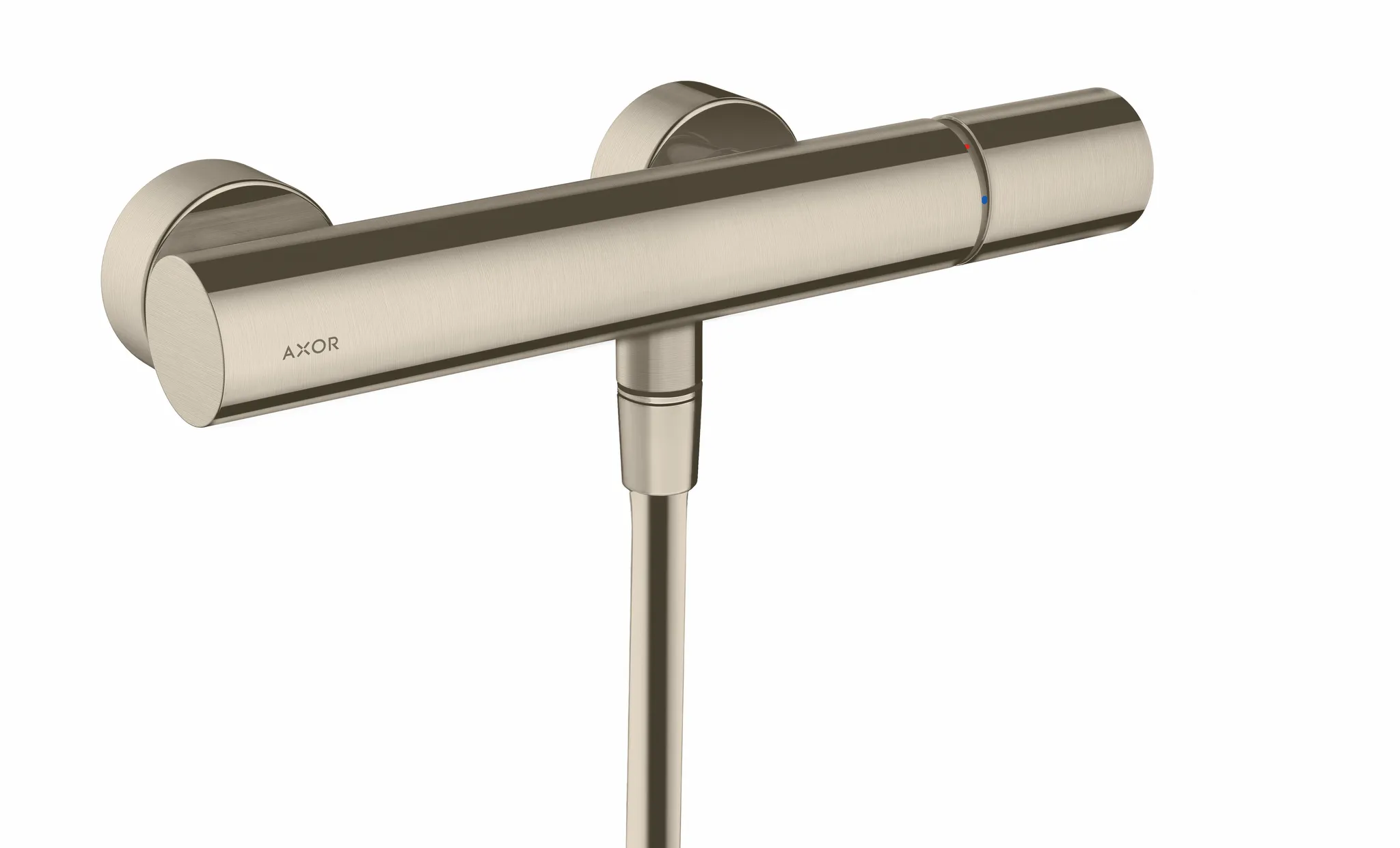 Hansgrohe AXOR Uno Einhebel-Brausemischer Aufputz mit Zerogriff, Brushed Nickel Hansgrohe AXOR Uno Einhebel-Brausemischer Aufputz mit Zerogriff, Brushed Nickel