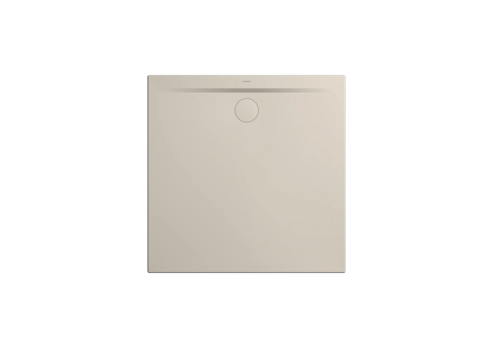 Kaldewei SUPERPLAN ZERO Duschfläche, quadratisch, 1200x1200 mm, warm grey 10, 20 mm tief, erhöhter Einbau