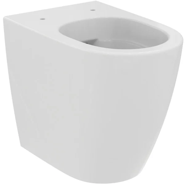 Ideal Standard Standtiefspül-WC i.life O in Weiß – moderne Toilette mit kompaktem Design und praktischen Einbaumaßen