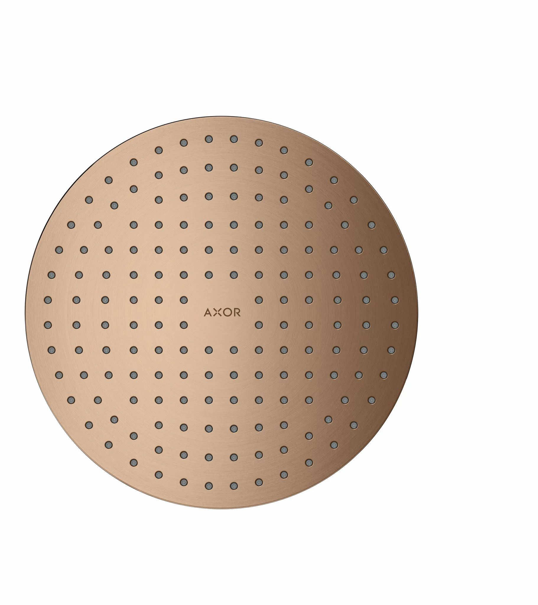 Hansgrohe AXOR ShowerSolutions Kopfbrause 250 1jet Deckenintegriert Brushed Red Gold