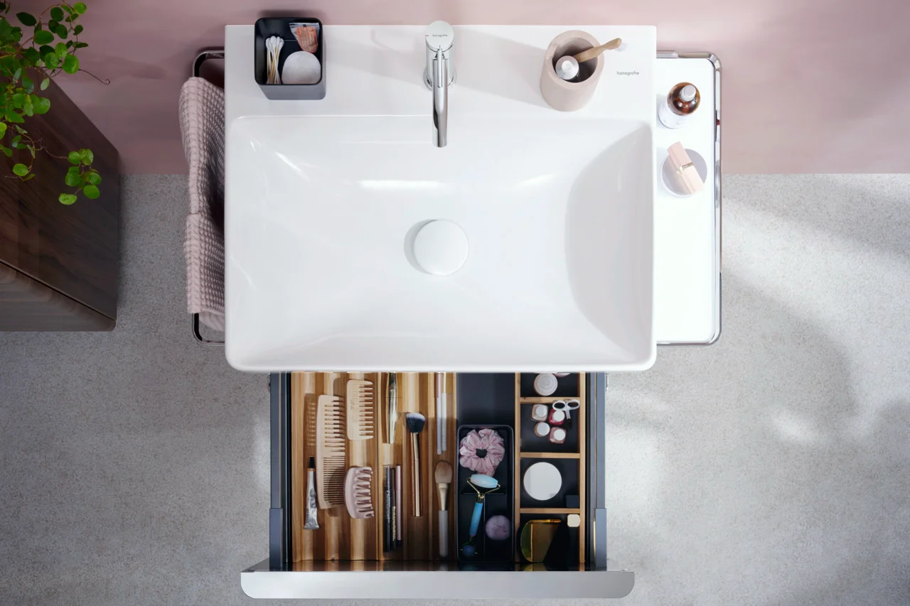 Hansgrohe Tecturis S Einhebel-Waschtischmischer 110 CoolStart EcoSmart+ mit Zugstangen-Ablaufgarnitur Chrom Hansgrohe Tecturis S Einhebel-Waschtischmischer 110 CoolStart EcoSmart+ mit Zugstangen-Ablaufgarnitur Chrom