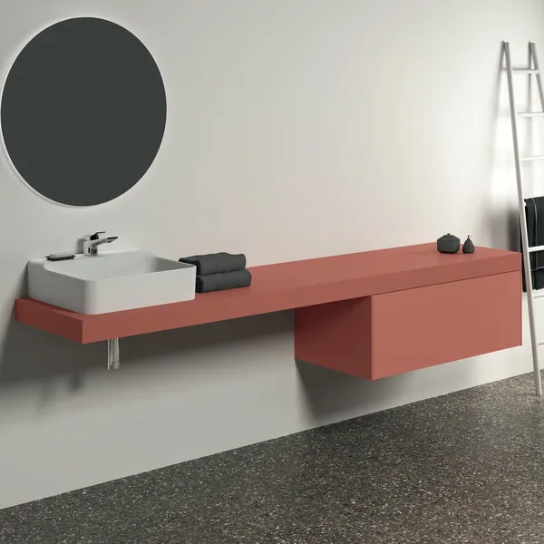 Ideal Standard Konsole Conca T4342Y3, 2400x505x80mm, Sunset Ideal Standard Konsole Conca T4342Y3, 2400x505x80mm, Sunset