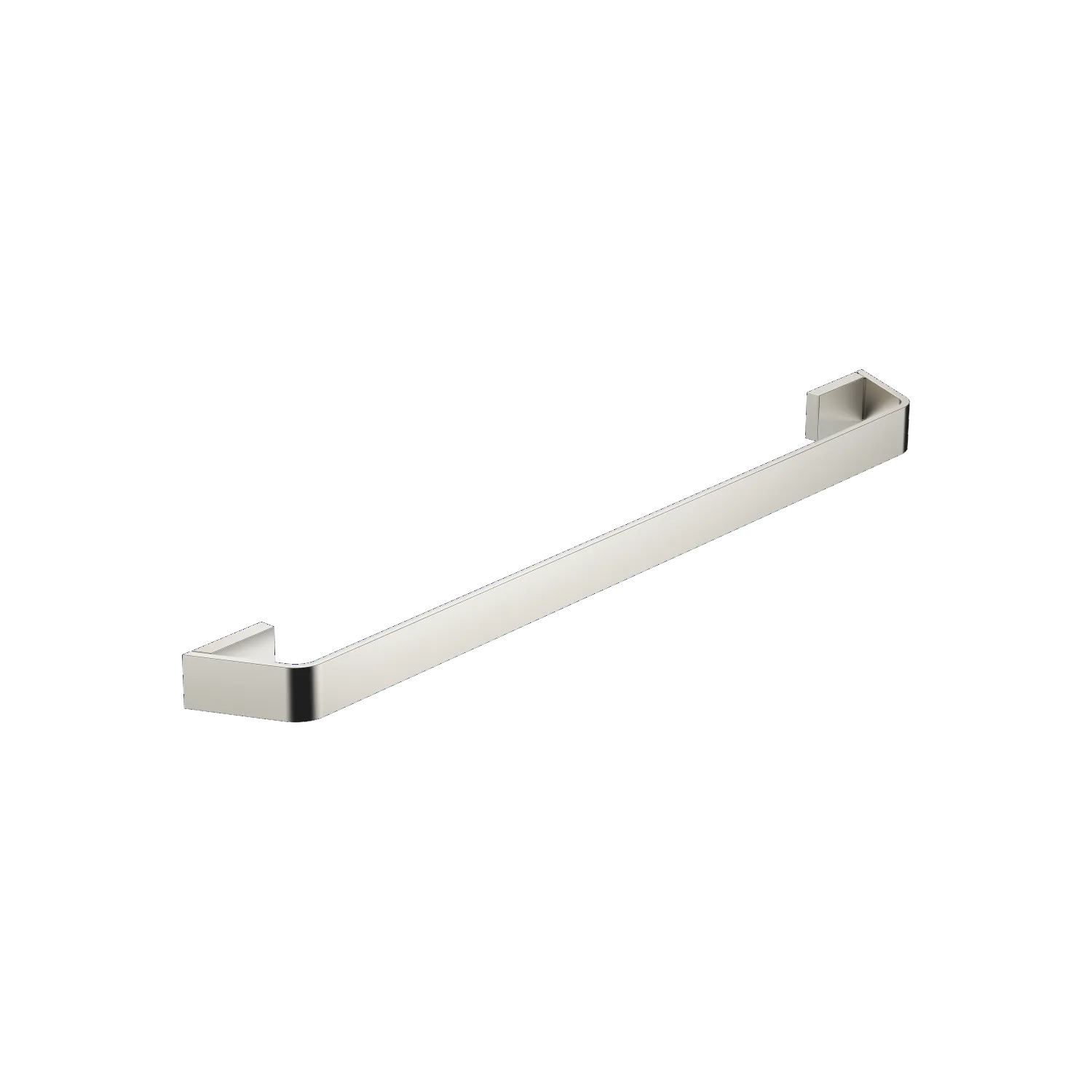 Dornbracht Badetuchhalter CL.1 Platin gebürstet – Stichmaß 599 mm, Breite 673 mm, Höhe 35 mm, Ausladung 70 mm