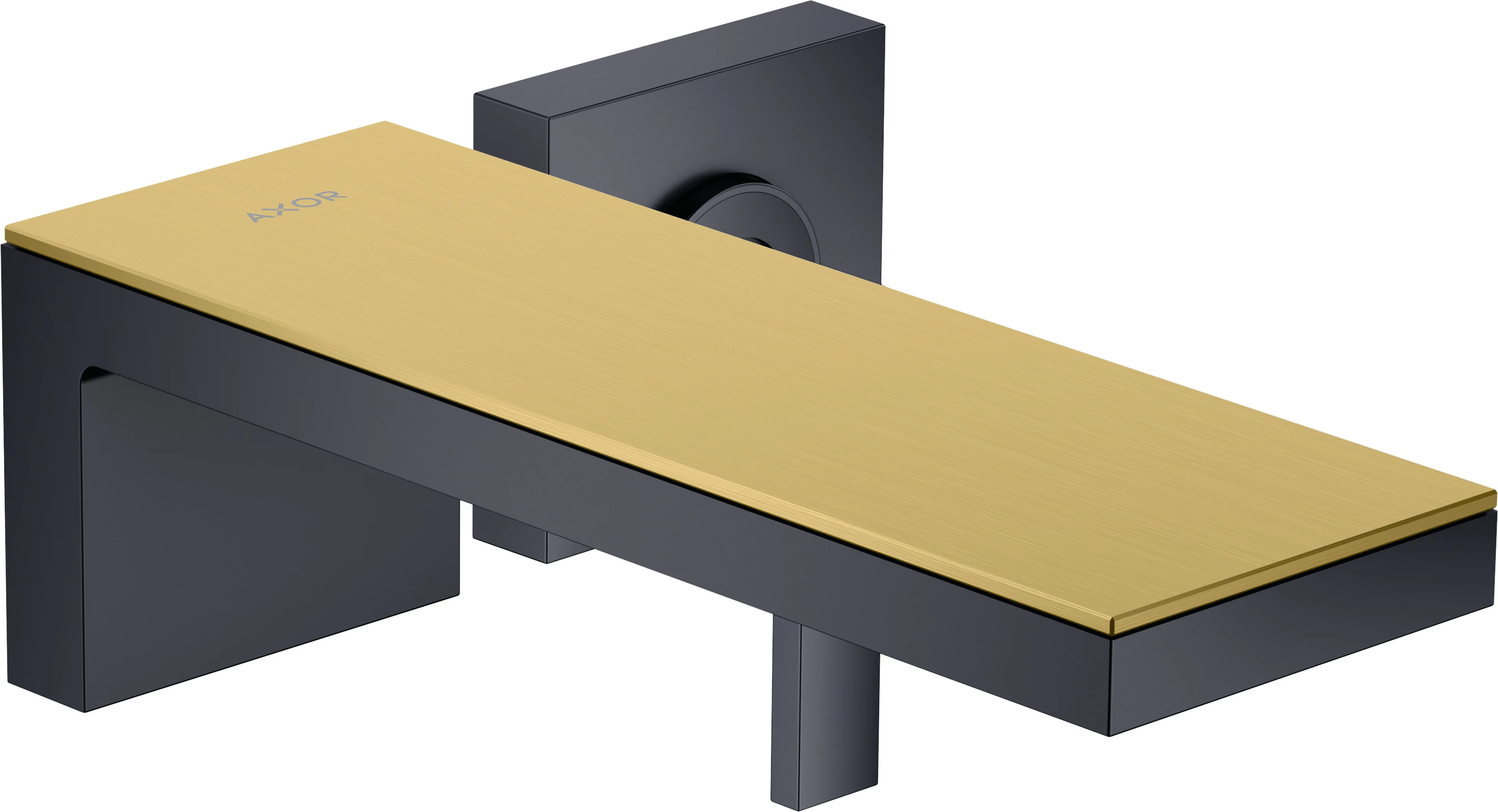 Hansgrohe AXOR MyEdition Platte 245 mm Metall Brushed Gold Optic abnehmbar