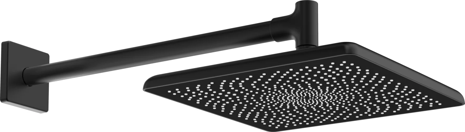 HansaAURELIA Kopfbrause 4726 1-strahlig 250x250 mm Matt-Schwarz HansaAURELIA Kopfbrause 4726 1-strahlig 250x250 mm Matt-Schwarz