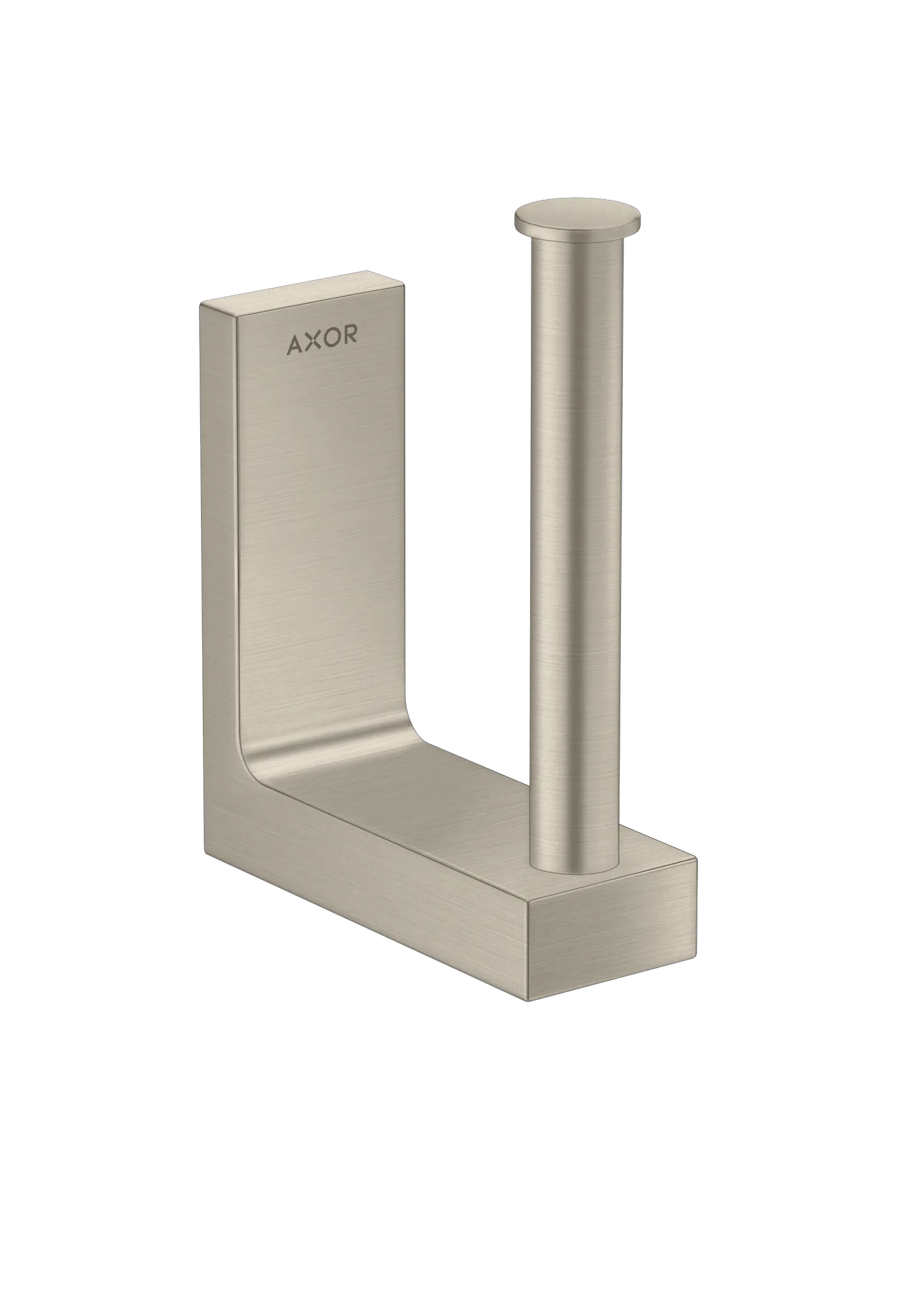 Hansgrohe AXOR Universal Rectangular Wandmontagepapierhalter, Brushed Nickel