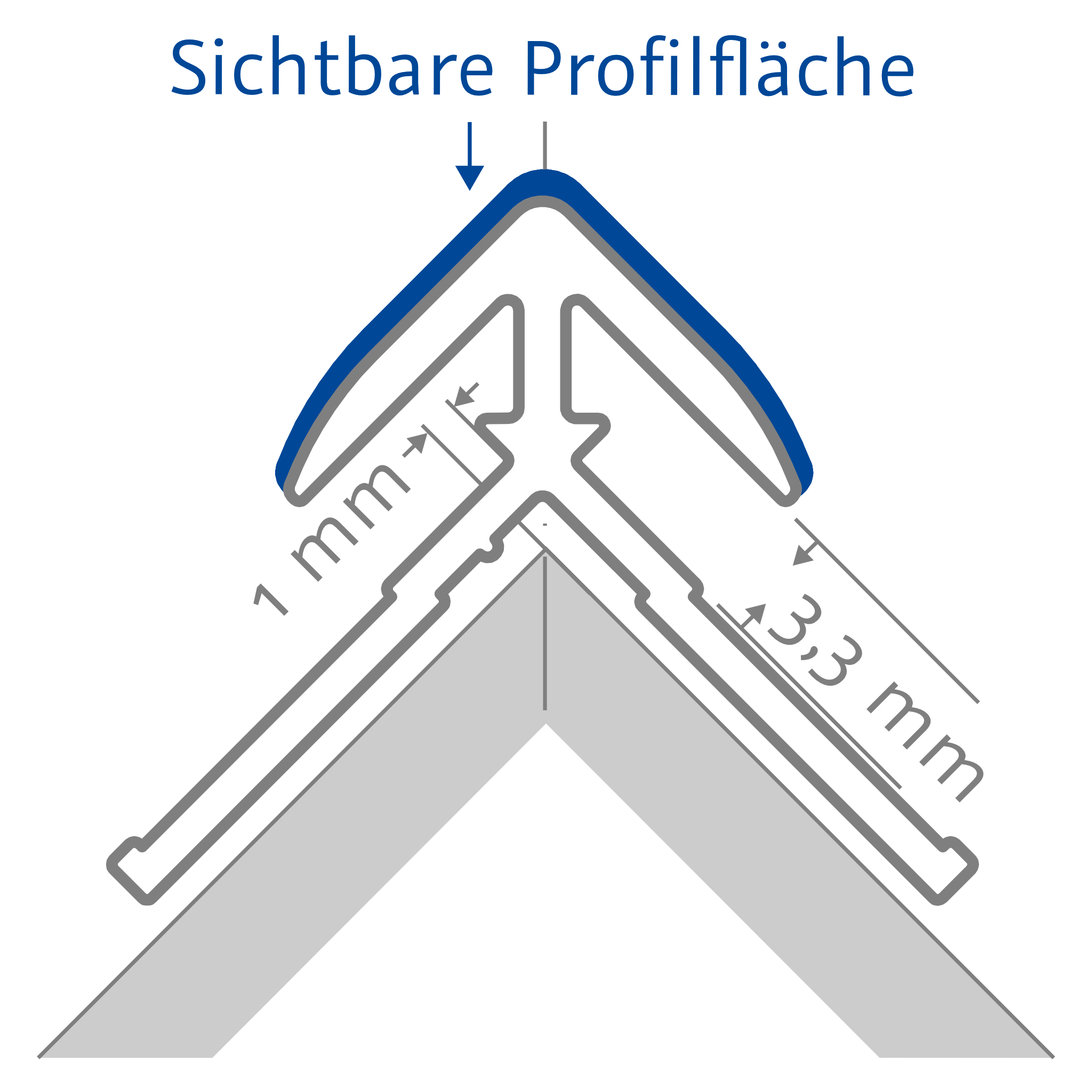 HSK Eckprofil außen, gerade „RenoDeco“ für RenoDeco Wandverkleidungssystem in Schwarz (matt) (2,55 Meter)