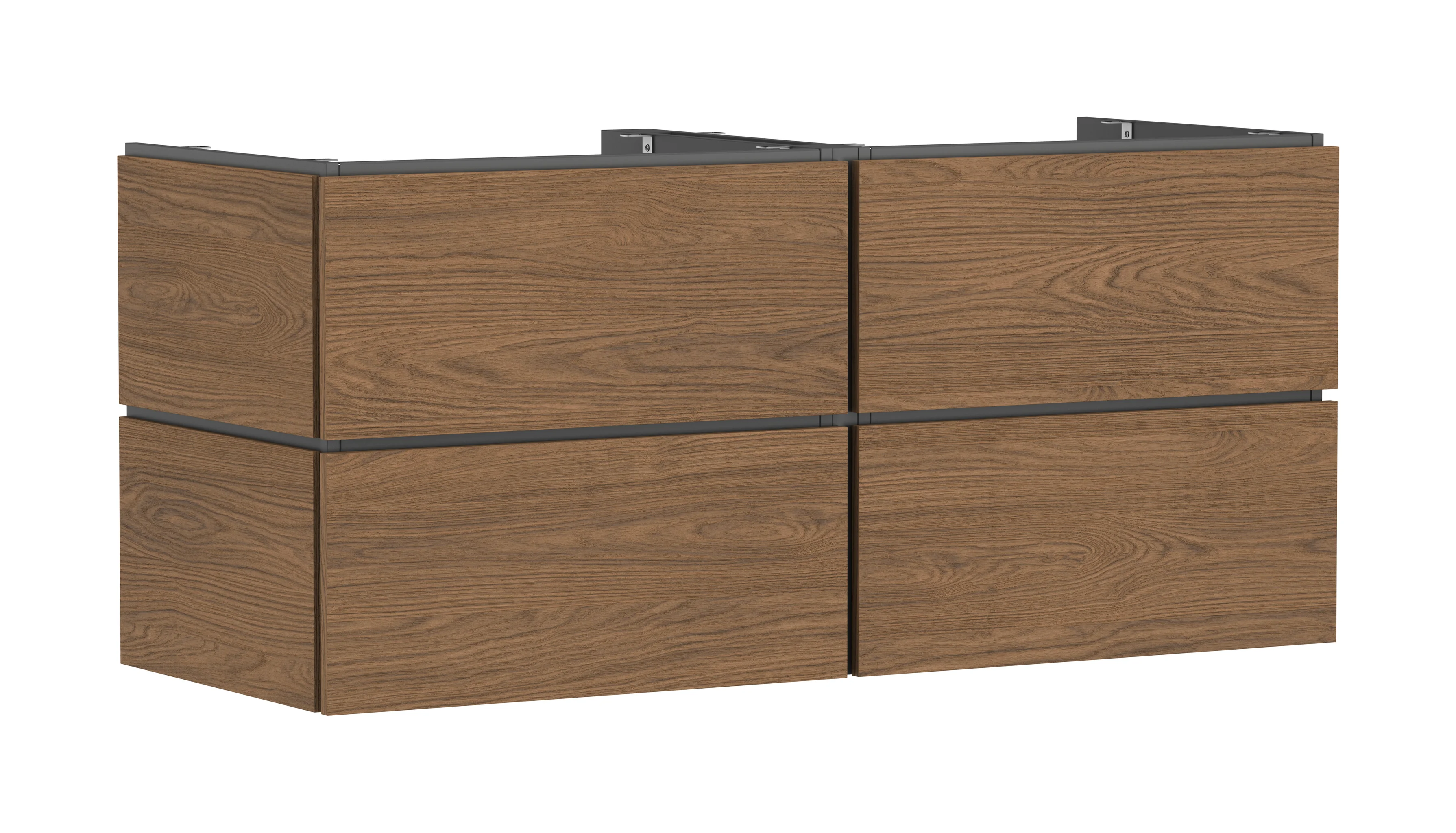 Hansgrohe Waschtischunterschrank Xilesa E, 4 Schubkästen, 1375x550 mm, Eiche Kaschmir, MoistureProof, SoftClose, Wandmontage Hansgrohe Waschtischunterschrank Xilesa E, 4 Schubkästen, 1375x550 mm, Eiche Kaschmir, MoistureProof, SoftClose, Wandmontage