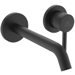 Ideal Standard Wand-Waschtischarmatur Unterputz Ceraline, Bausatz2, 2 Rosetten, Silk Black Ideal Standard Wand-Waschtischarmatur Unterputz Ceraline, Bausatz2, 2 Rosetten, Silk Black