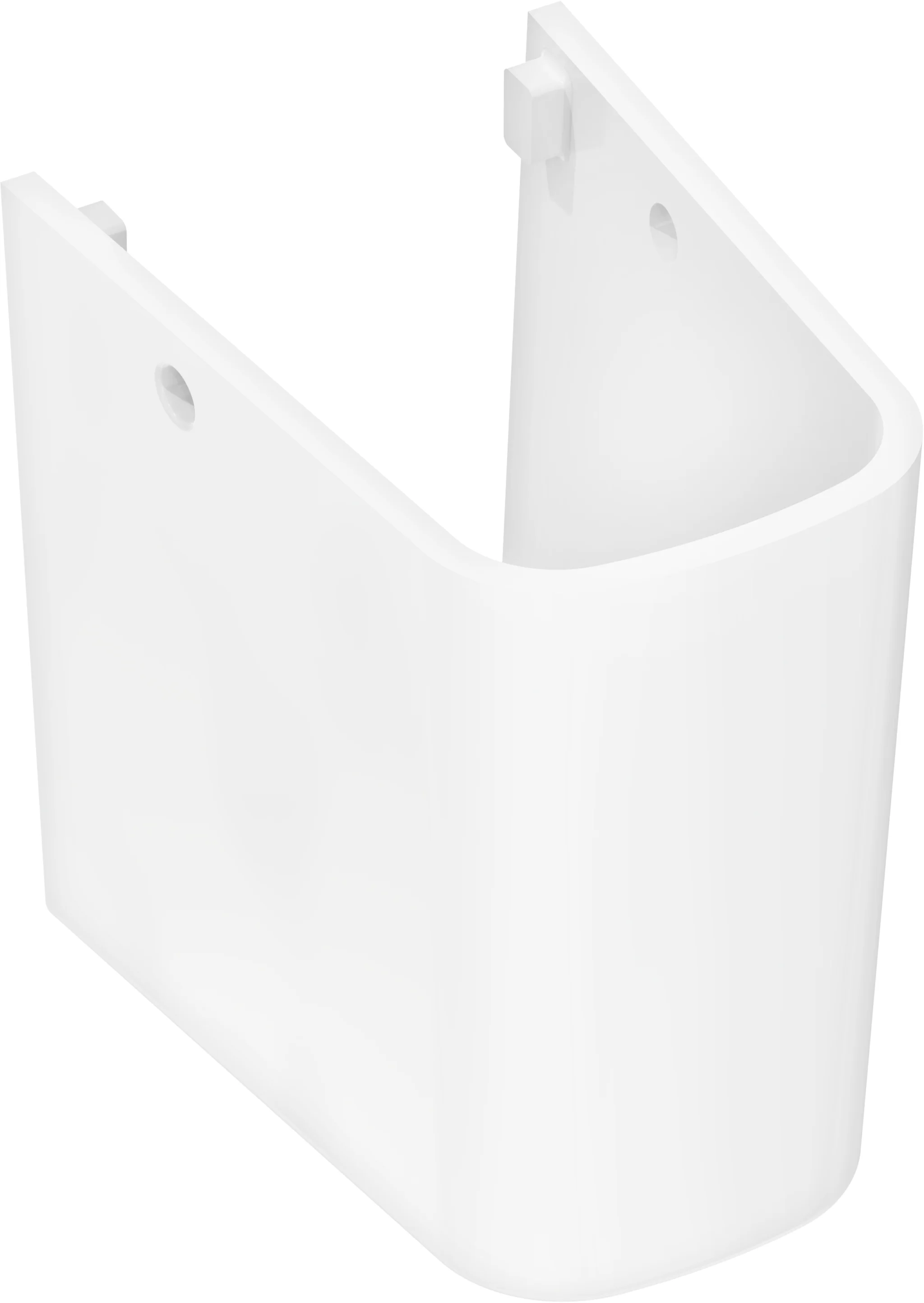 Hansgrohe Xanuia Q Halbsäule weiß für Waschtisch