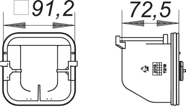 Ventileinsatz DallVent WE Bj. 2013-2020 Ventileinsatz DallVent WE Bj. 2013-2020